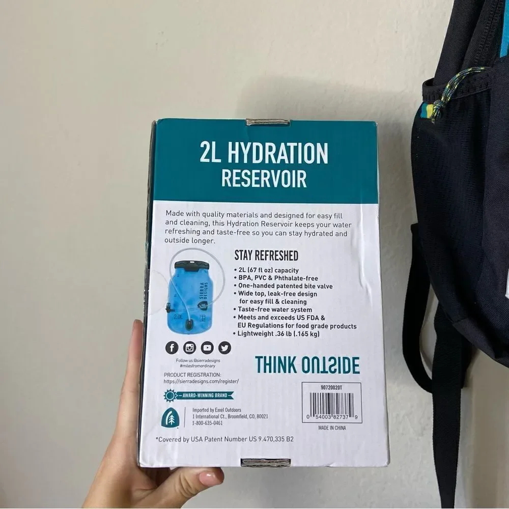 Sierra designs water Backpack black